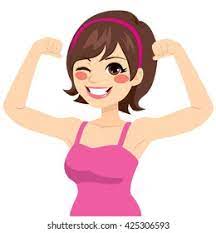 Muscle woman